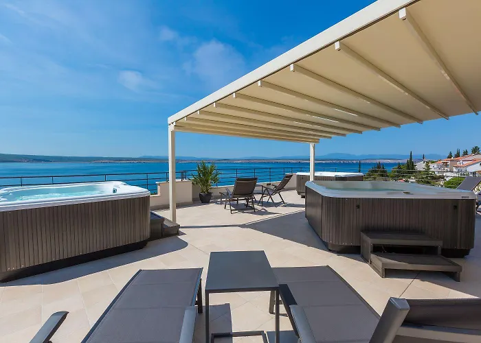 Apartment Hundefreundliches Nur 100 Meter Zum Mit Sauna, Meerblick, Whirlpool