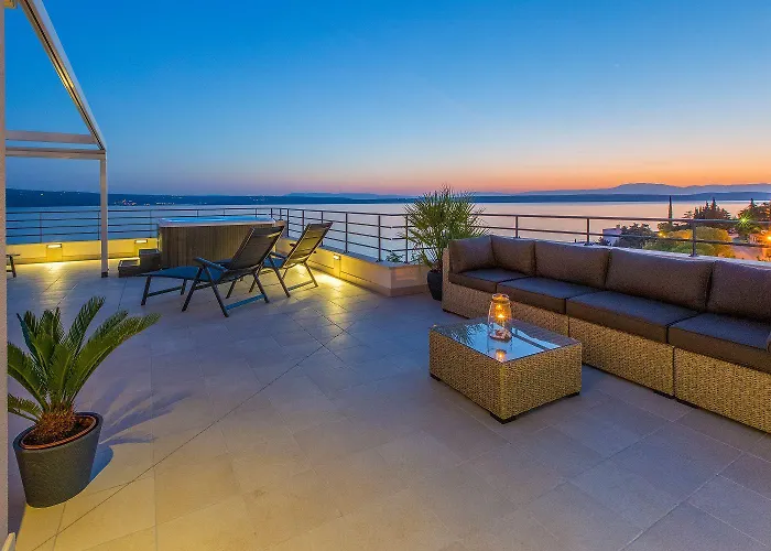 Apartment Hundefreundliches Nur 100 Meter Zum Mit Sauna, Meerblick, Whirlpool