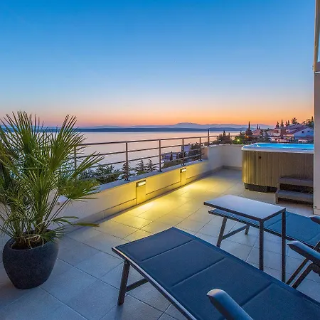 Apartment Hundefreundliches Nur 100 Meter Zum Mit Sauna, Meerblick, Whirlpool