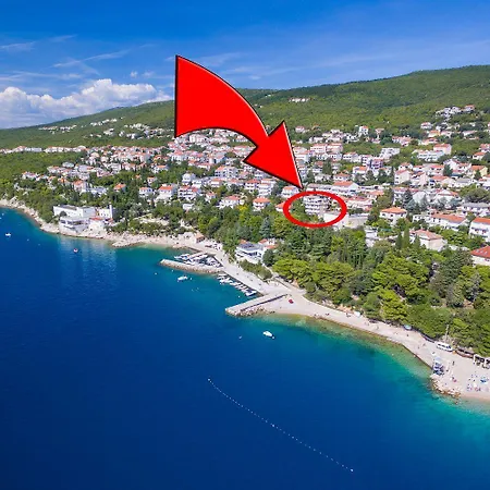 Apartment Hundefreundliches Nur 100 Meter Zum Mit Sauna, Meerblick, Whirlpool Dramalj