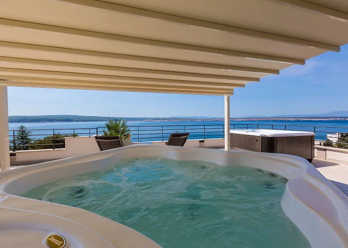 Apartman Hundefreundliches Nur 100 Meter Zum Mit Sauna, Meerblick, Whirlpool Dramalj