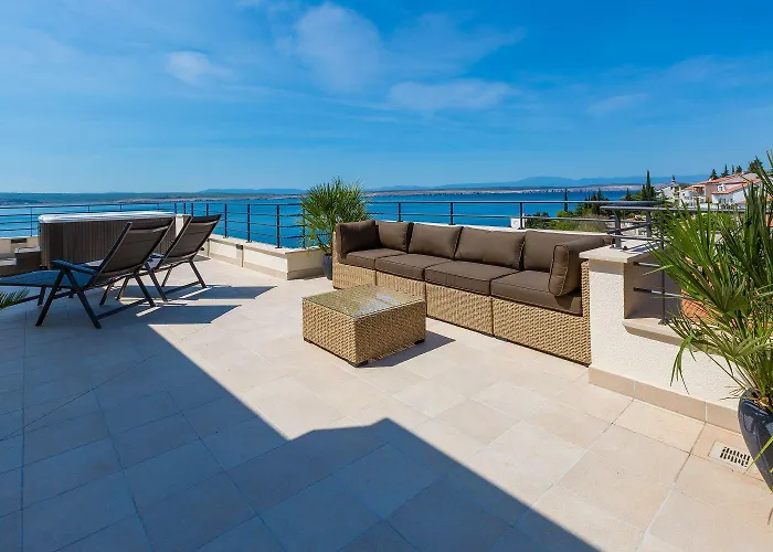 Hundefreundliches Nur 100 Meter Zum Mit Sauna, Meerblick, Whirlpool Apartman *